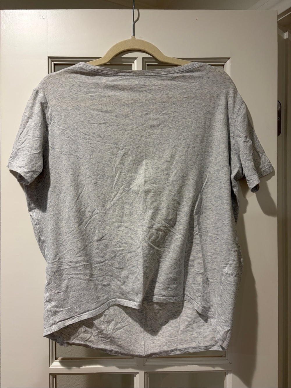 lululemon athletica Light Gray Short Sleeve Tee